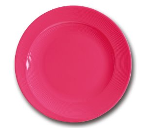 원색칼라 핑크 클래식 부페접시