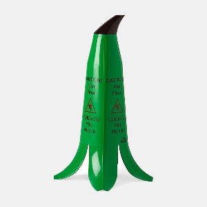 영문 바나나콘 미끄럼주의 60cm 초록